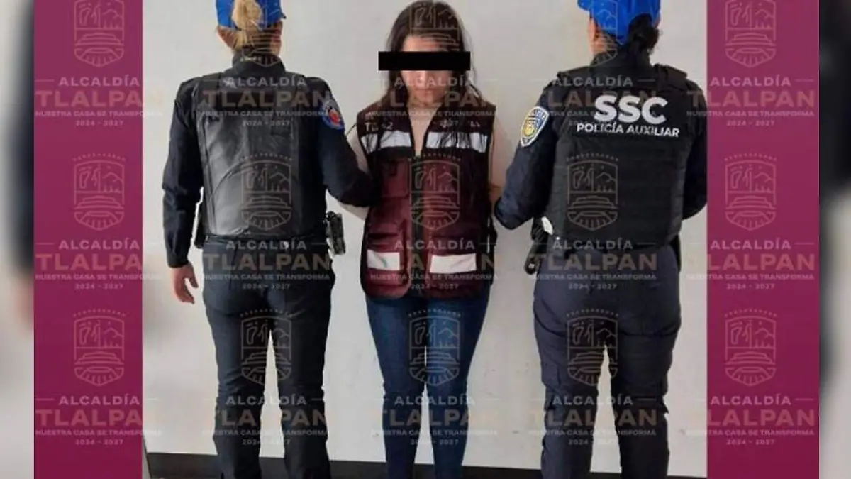 ¡Era trabajadora hechiza! Cae presunta extorsionadora de comerciantes en Tlalpan-PORTADA